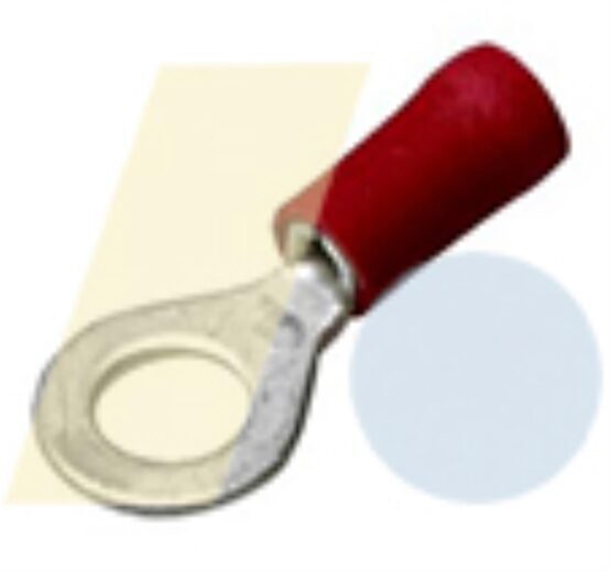 Kabelschuh Ring rot, 5mm